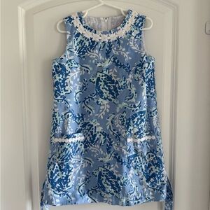 Lilly Pulitzer Blue and White Kids Dress